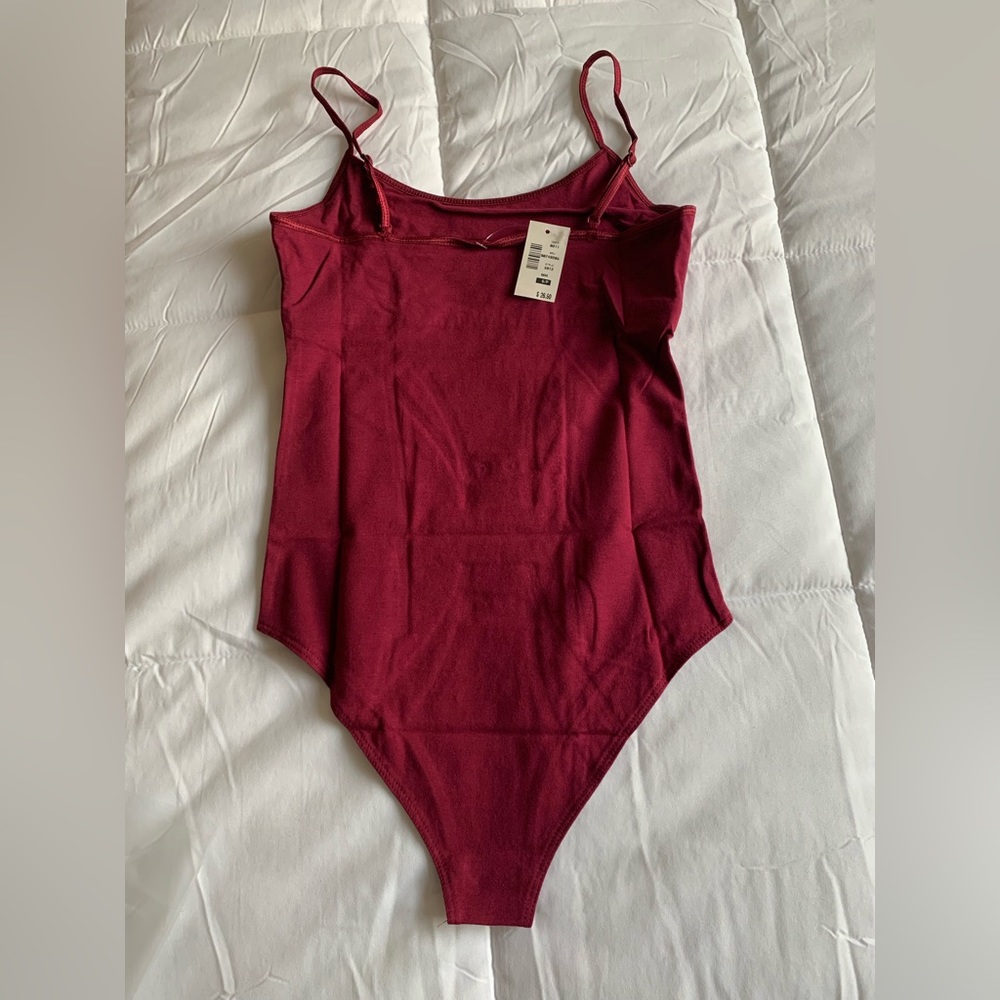 Red Cami Bodysuit - Picture 3 of 4